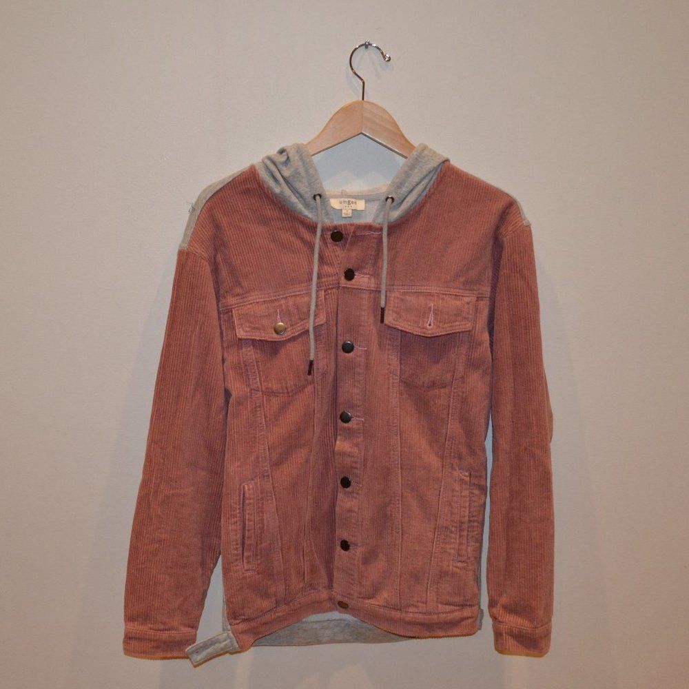 Umgee Size S Pink Corduroy Shacket
